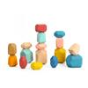 Wooden Toy Stacking Stones - Tooky Toy