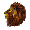 Eureka Rainbow Wooden Puzzle Lion 121pcs 7+ Years