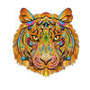 Eureka Rainbow Τίγρης Ξύλινο Πάζλ Τμχ 