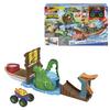 Hot Wheels Monters Trucks Set Flashes with Crocodile 4+