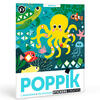 Poppik Aquarium - Panorama sticker mosaic ages 3-6