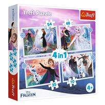 Trefl Πάζλ Σετ 4-Σε-1 Frozen 35-70 Τμχ Trefl Πάζλ Σετ 4-Σε-1 Frozen 35-70 Τμχ