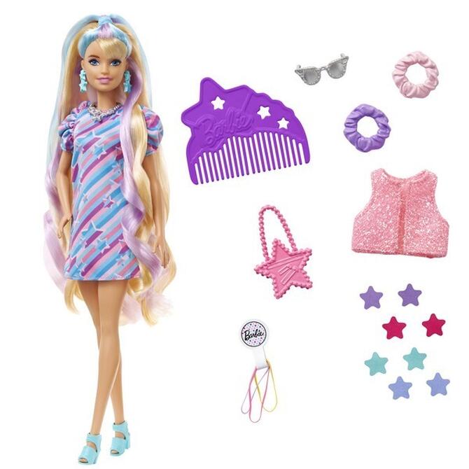 Barbie Totaly Hair - Stars  3+