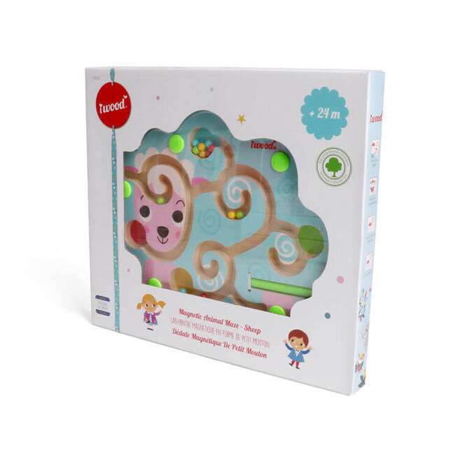 Magnetic Wooden Labyrinth Lamb 2+ Years