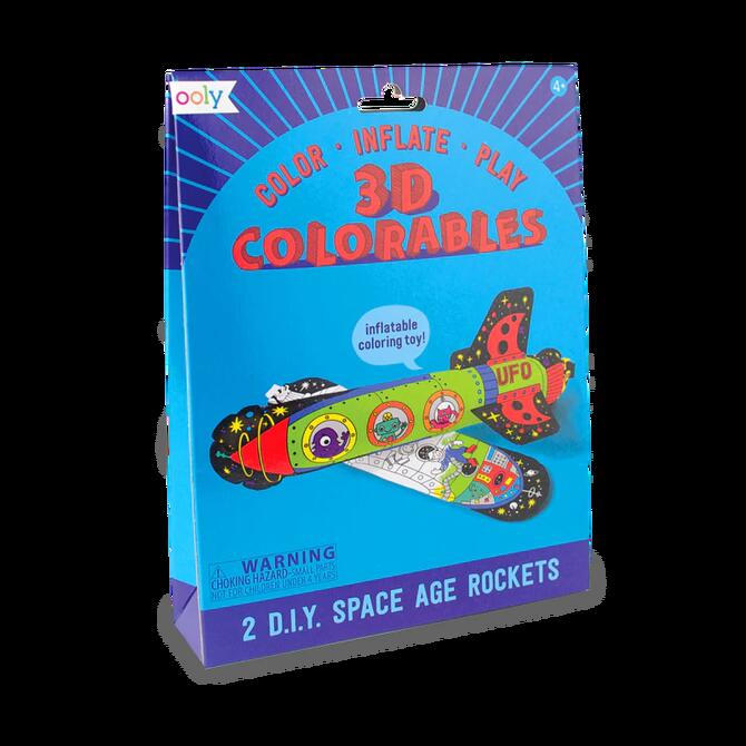 3D Colorables® Space Age Rockets - Ζωφραφίζεις, φουσκώνεις, παίζεις! 4-7 ετών