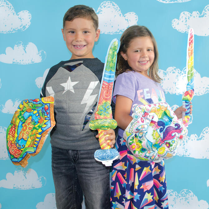 3D Colorables® UNICORNS? - Ζωγραφίζεις, φουσκώνεις, παίζεις! 3-7 ετών