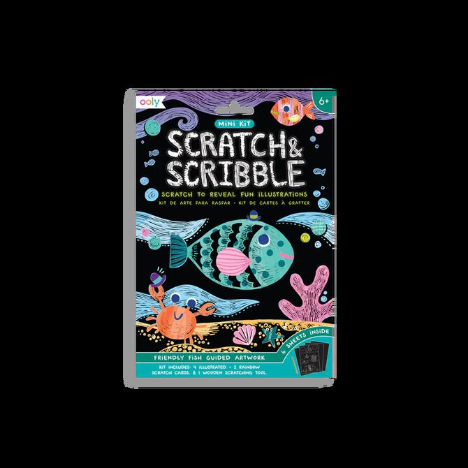 Scratch & Scribble Mini Art Kit - Ψαράκια 6+ ετών