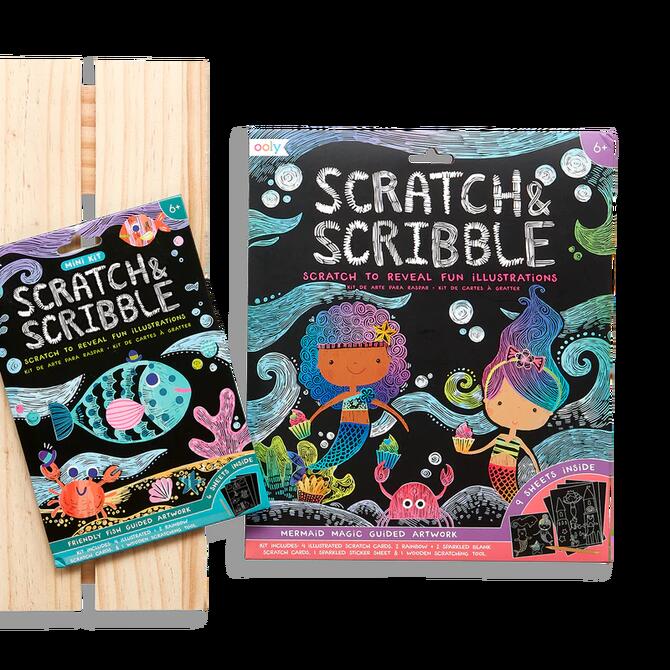 Scratch & Scribble Mini Art Kit - Ψαράκια 6+ ετών