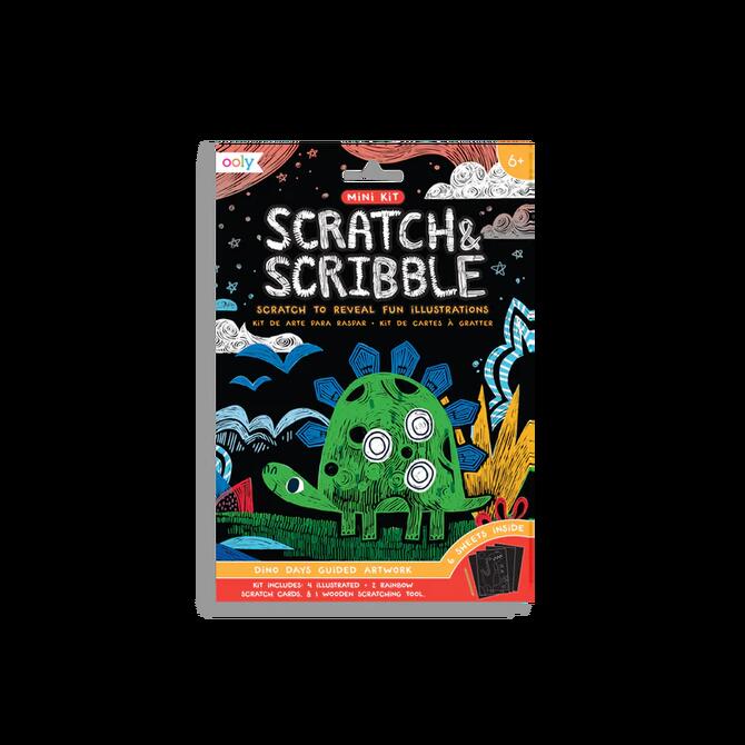 Scratch & Scribble Mini Art Kit - Δεινόσαυροι 6+ ετών