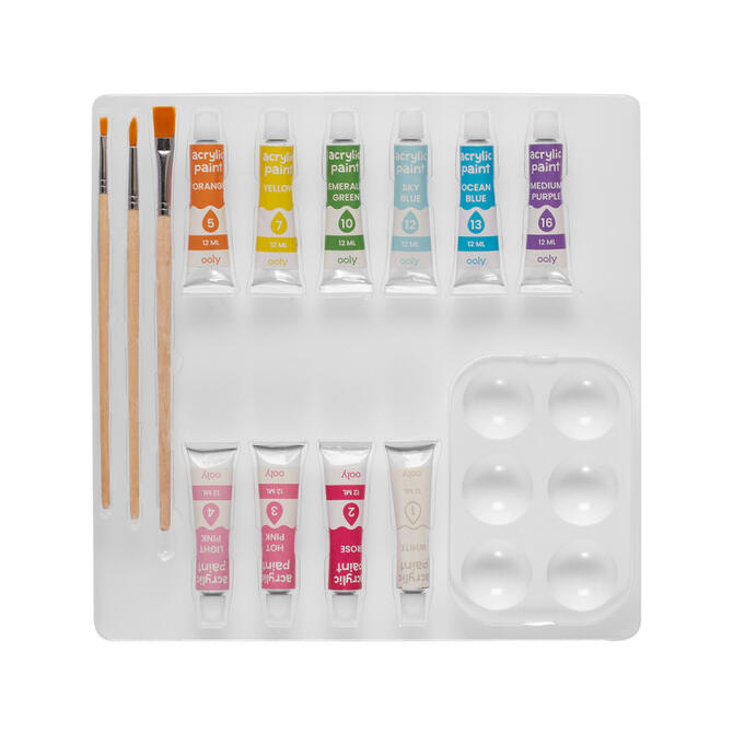 Colorific-Canvas Paint by Number-Kit Μονόκερος καμβάς ζωγραφικής με νούμερα μπόγες