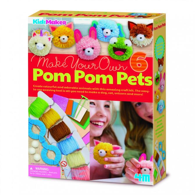 Pom Pom Animal Knitting Craft - 4M 5+ Years Pom Pom Animal Knitting Craft - 4M 5+ Years