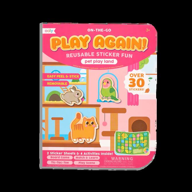 Play Again! Mini On-the-Go Re-usable Activity Kit - Ζωάκια 3+ ετών
