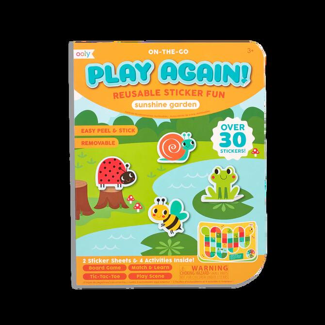Play Again! Mini On-the-Go Re-usable Activity Kit - Κήπος 3+ ετών