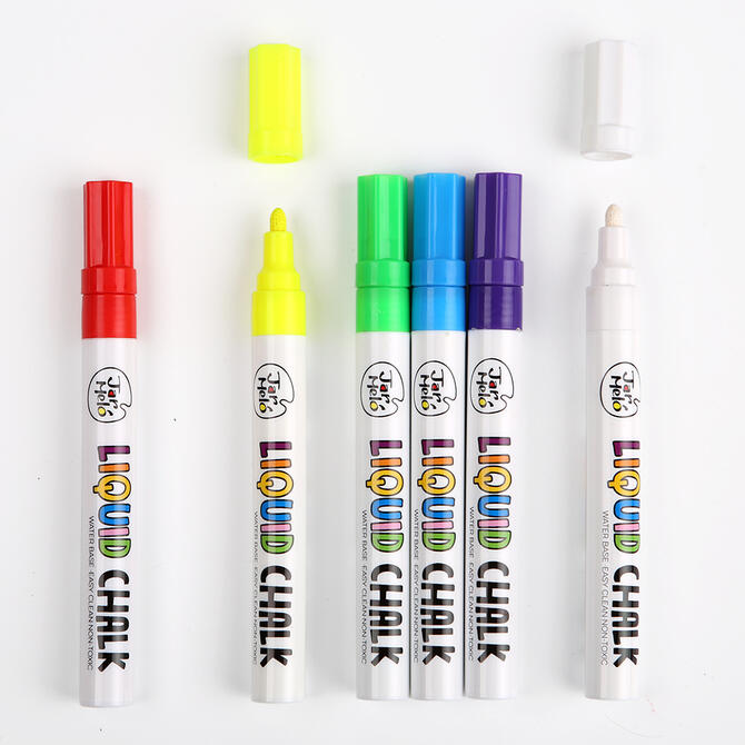 Jar Melo Liquid Chalk Markers Set 6 colors