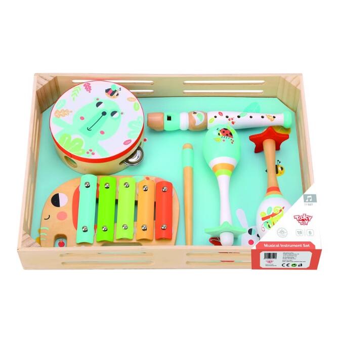 Wooden Musical Instrument Set - Tooky Toy