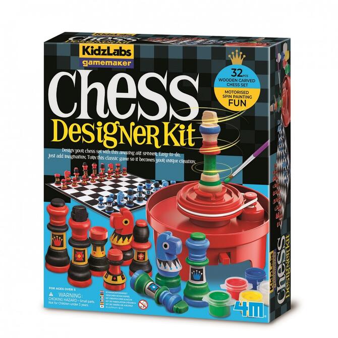 Κατασκευή Σκάκι & Ζωγραφική - 4M 5+ ετών