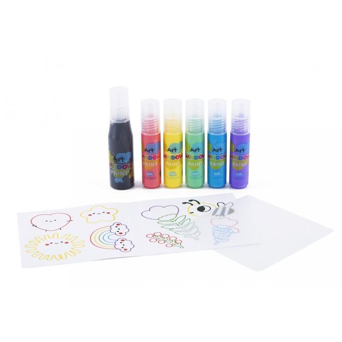 Painting for Glass & Mirror Jar Melo Set of 8 Drawings
