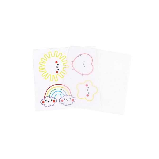 Painting for Glass & Mirror Jar Melo Set of 8 Drawings