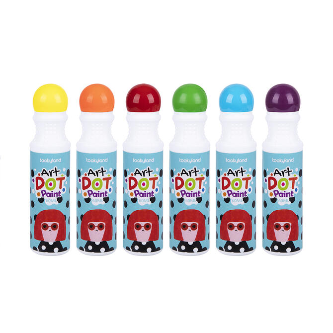 Σετ Ζωγραφικής με Κουκίδες 6 Χρώματα - Tooky Toy