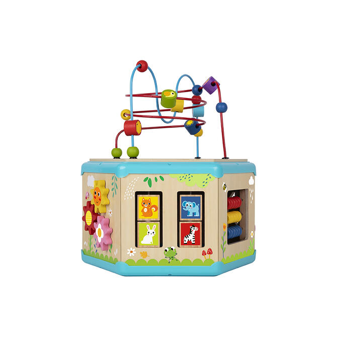 Ξύλινος Κύβος Δραστηριοτήτων 7 σε 1  - Tooky Toy
