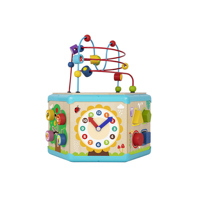 Ξύλινος Κύβος Δραστηριοτήτων 7 σε 1  - Tooky Toy
