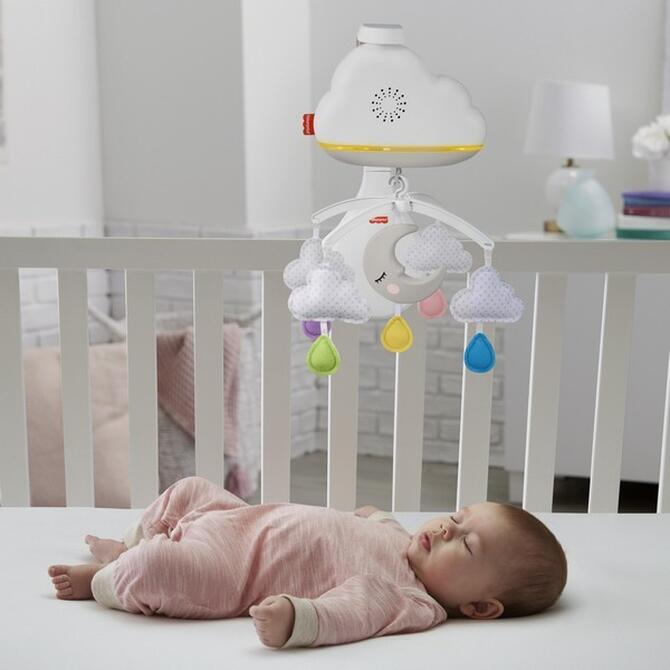 Fisher Price Περιστρεφόμενο Ονειρεμένα Συννεφάκια με Αισθητήρα Κλάματος