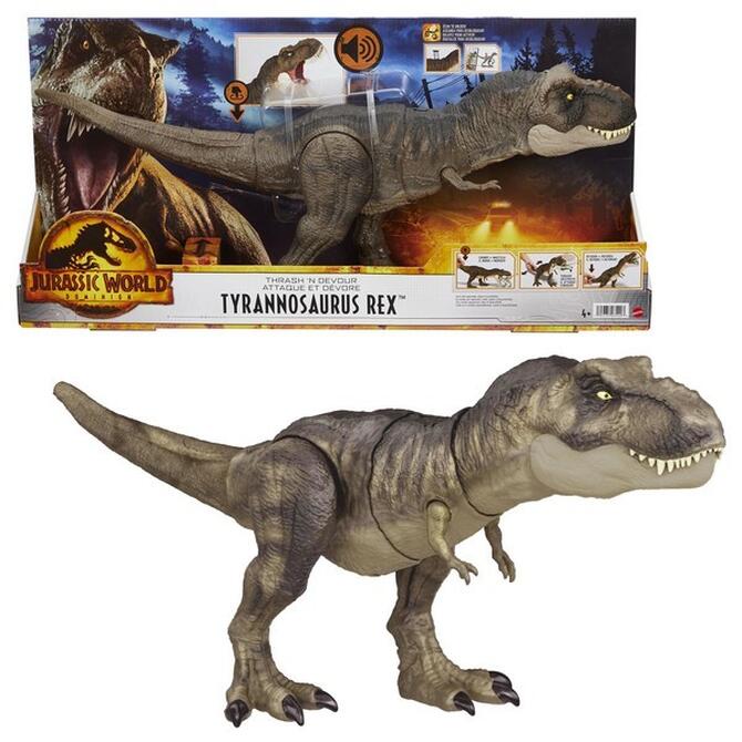 Jurassic World Movie T-Rex που Χτυπάει & Καταβροχθίζει  4+