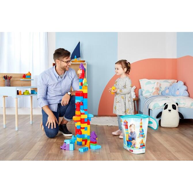 Fisher Price Mega Blocks Τουβλάκια - Τσάντα 60τμχ