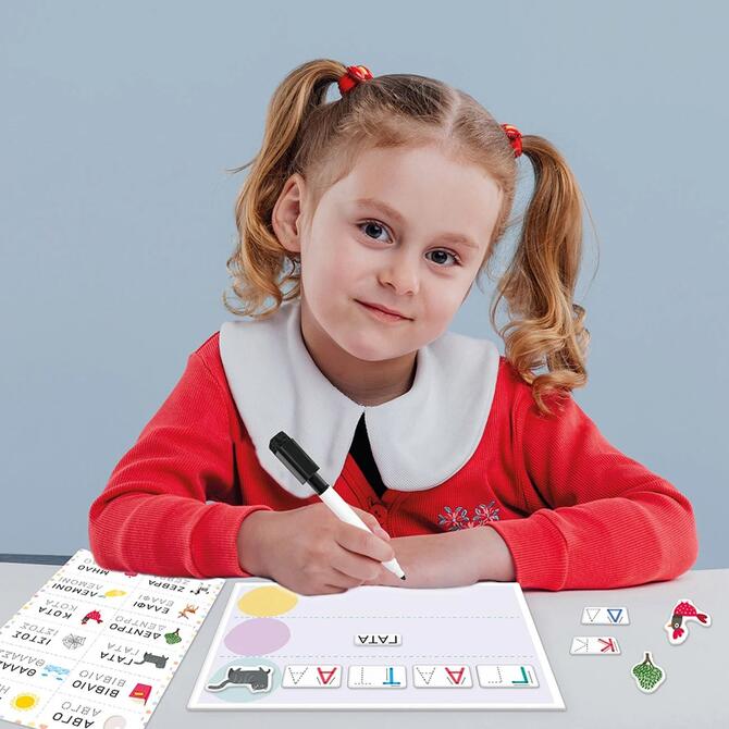 Magnet Box Μαθαίνω να Γράφω 72 Εκπαιδευτικοί Χάρτινοι Μαγνήτες 3+ ετών