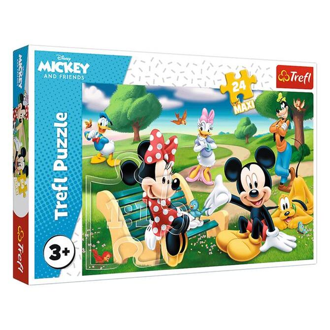 Trefl Puzzle Mickey Minnie And Friends At The Park 24 Pcs