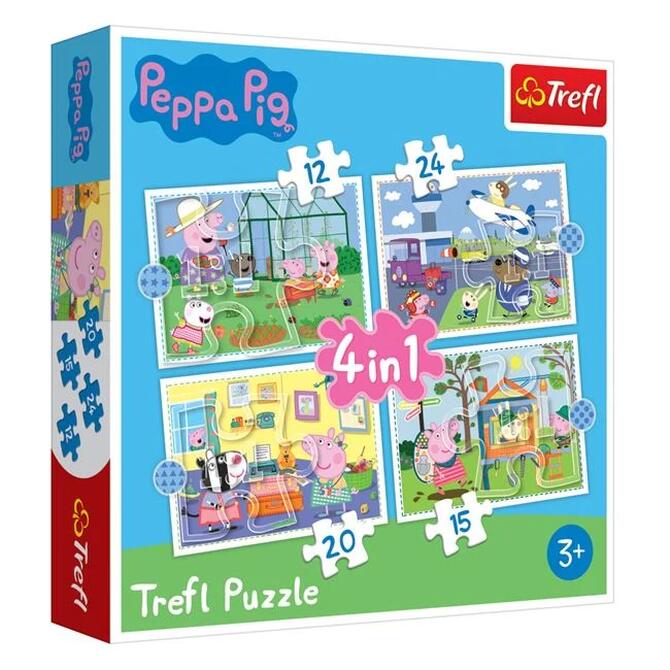 Trefl Puzzle Set 4-In-1 Peppa Pig 35-70 Pcs
