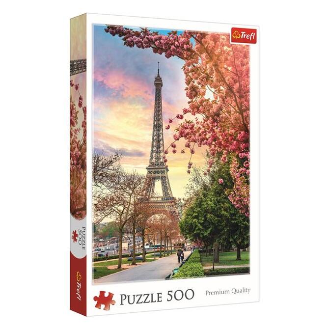 Trefl Puzzle Eiffel Tower Paris Bloom 500 pcs