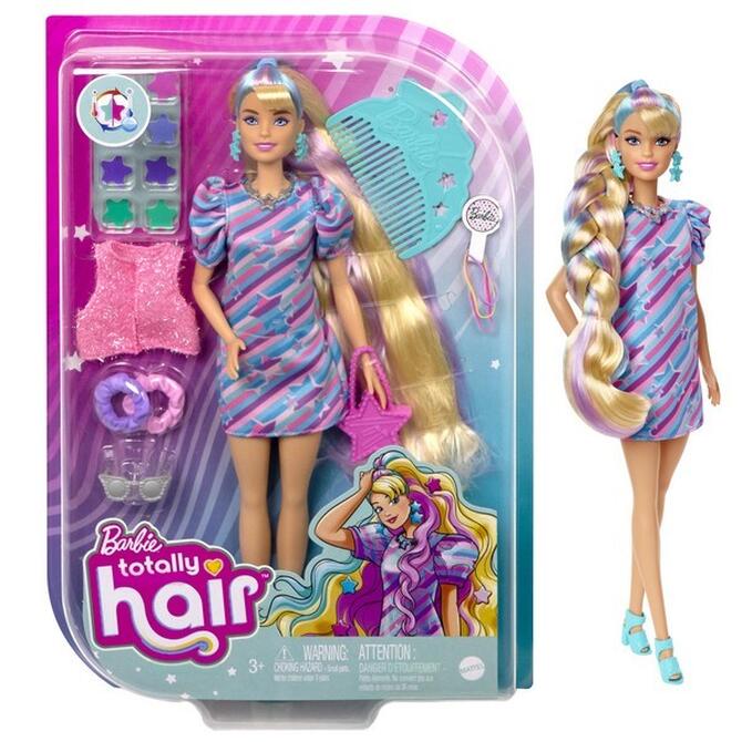 Barbie Totaly Hair - Stars  3+