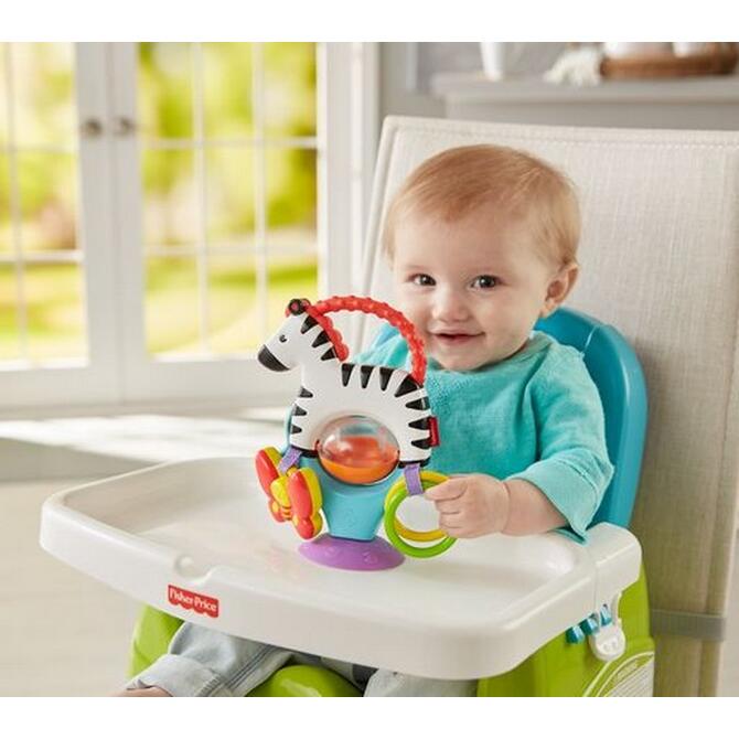 Fisher Price Activity Zebra with Suction Cup & Sounds
