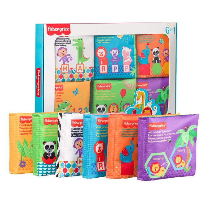 Fisher Price Set Of 6 Canvas Booklets