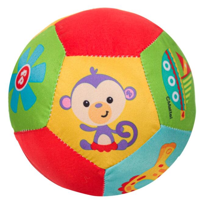 Fisher Price Μπάλα Πάνινη Κουδουνίστρα 12cm