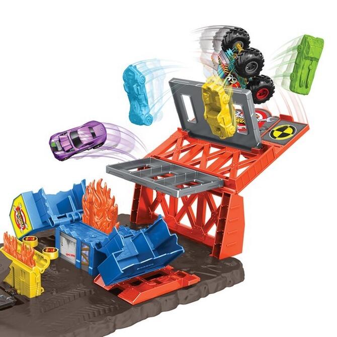 Hot Wheels Σετ Παιχνιδιού Σούπερ Εκρήξεις & Συγκρούσεις 4+