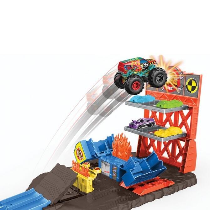 Hot Wheels Σετ Παιχνιδιού Σούπερ Εκρήξεις & Συγκρούσεις 4+