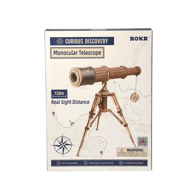 Wooden Monocular Telescope Ages 14+
