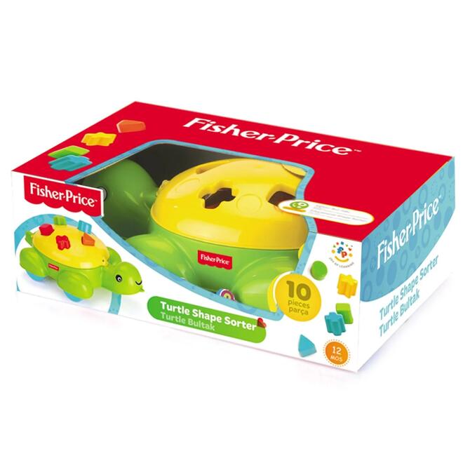 Fisher Price Shape Sorter Turtle With Shapes