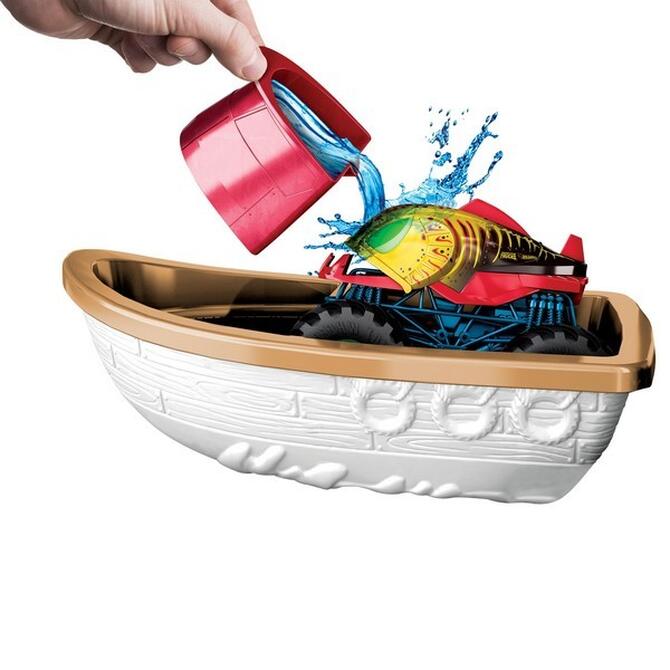 Hot Wheels Monters Trucks Σετ Χρωμοκεραυνοί με Κροκόδειλο 4+