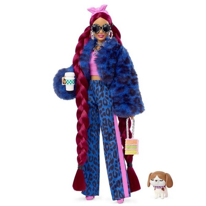 Barbie Extra - Blue Leopard Track Suit  3+