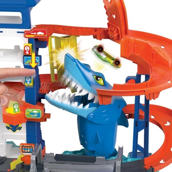 Hot wheels shark garage online