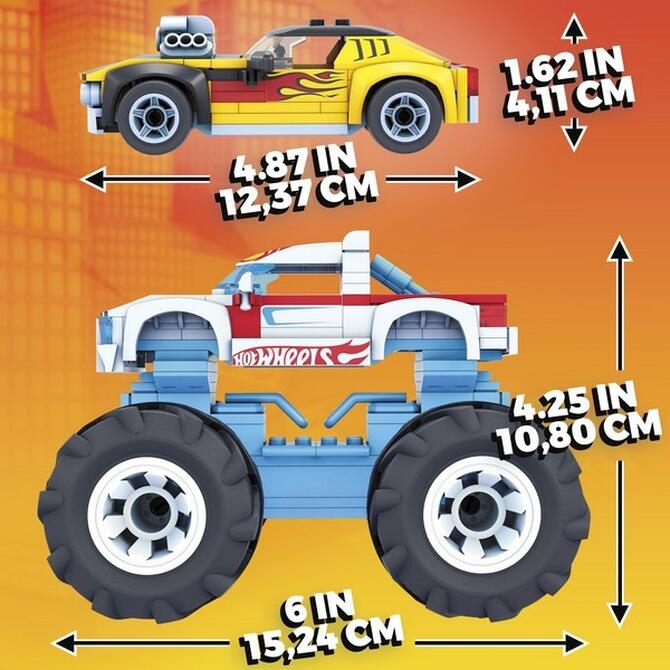 Mega Blocks Hot Wheels Dodgeer & Racing Οχήματα  5+