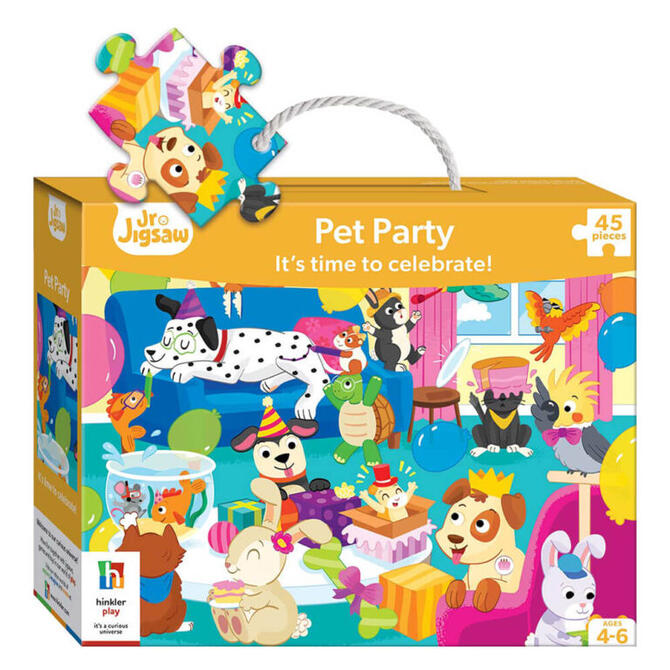 Puzzle Junior Jigsaw Animals At A Party