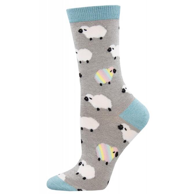 Socksmith bamboo κάλτσες 'Προβατάκια Ουράνιο Τόξο' 36-41