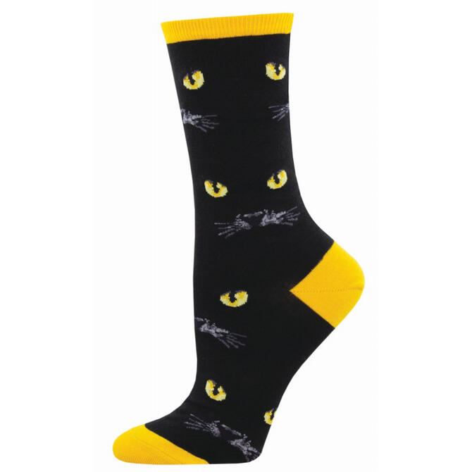 Socksmith κάλτσες γυναικίες 'Σε βλέπω - Γάτα' κίτρινο 36-41