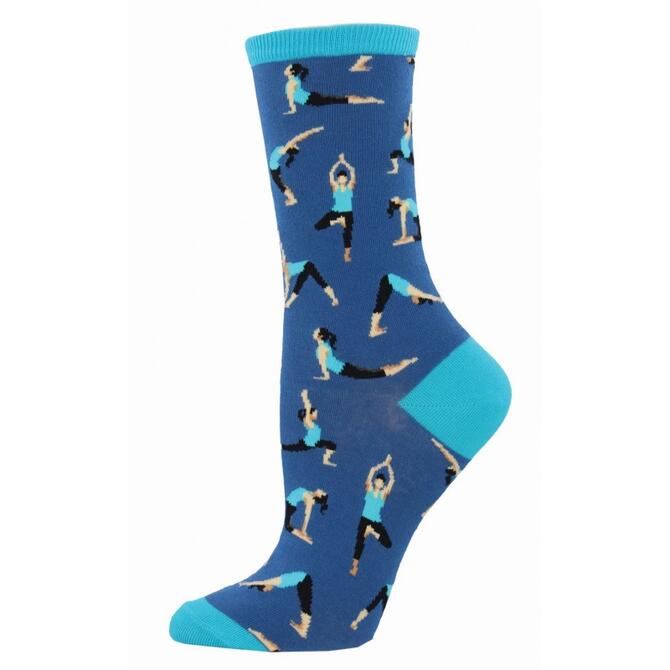 Socksmith κάλτσες γυναικείες 'Yoga' μπλέ 36-41